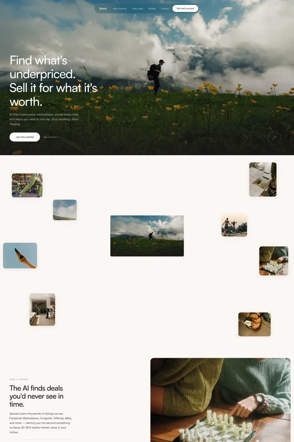 Spread — Flip Smarter - Landing design inspiration