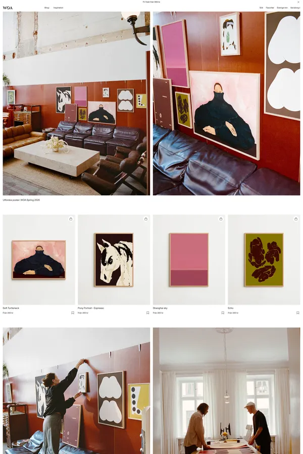 WOA - Ecommerce design inspiration