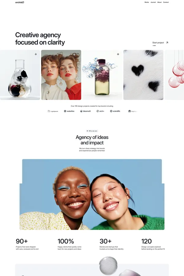 orchid® Framer Template - Template design inspiration