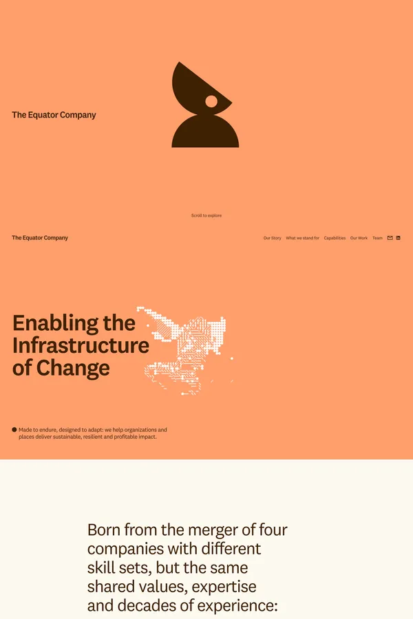 The Equator Company - Portfolio design inspiration