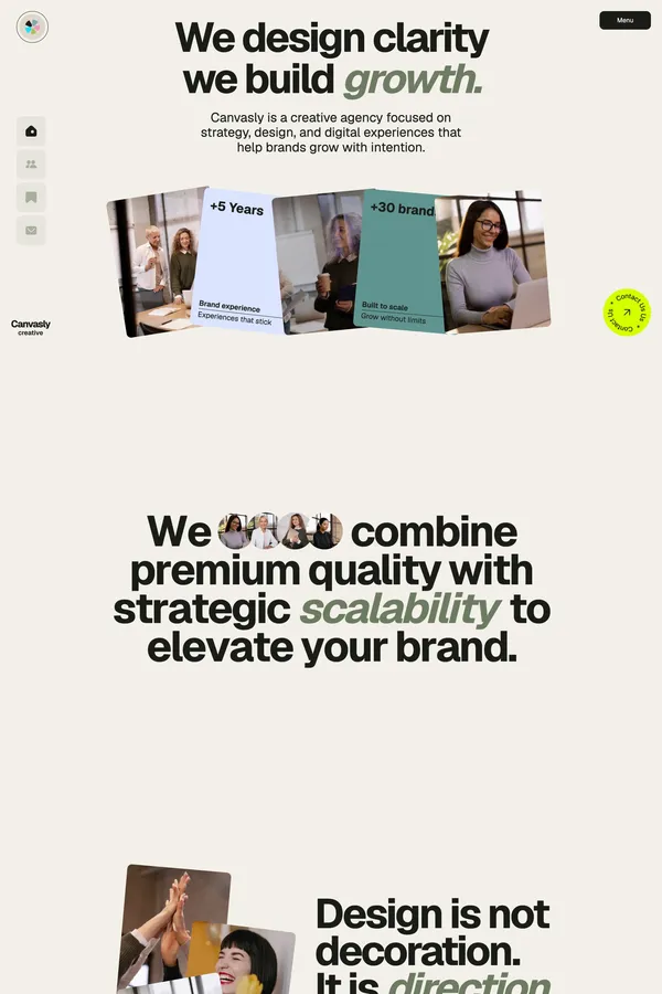 Canvasly - Webflow Ecommerce website template - Template design inspiration