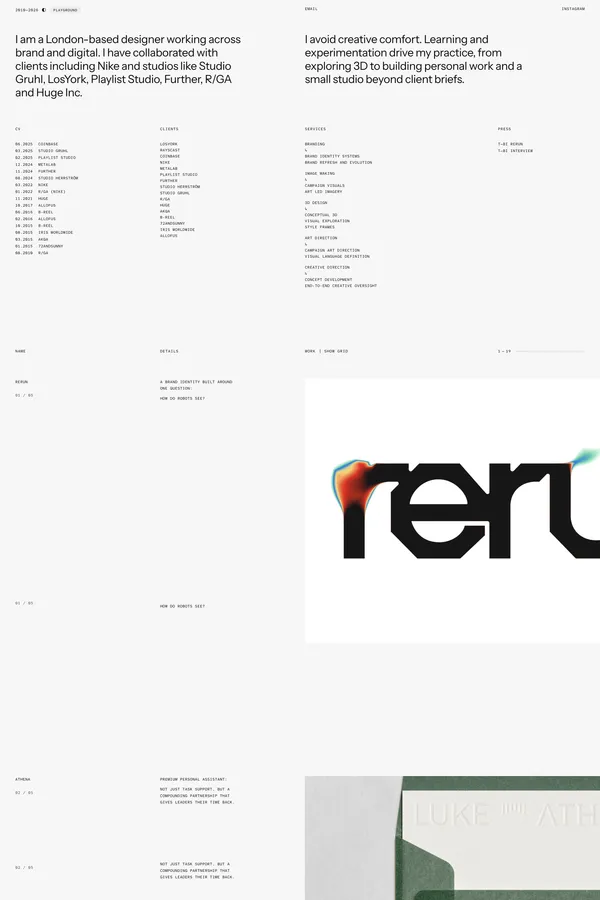 Yuriy Starikov — Portfolio — 2010—2026 - Portfolio design inspiration