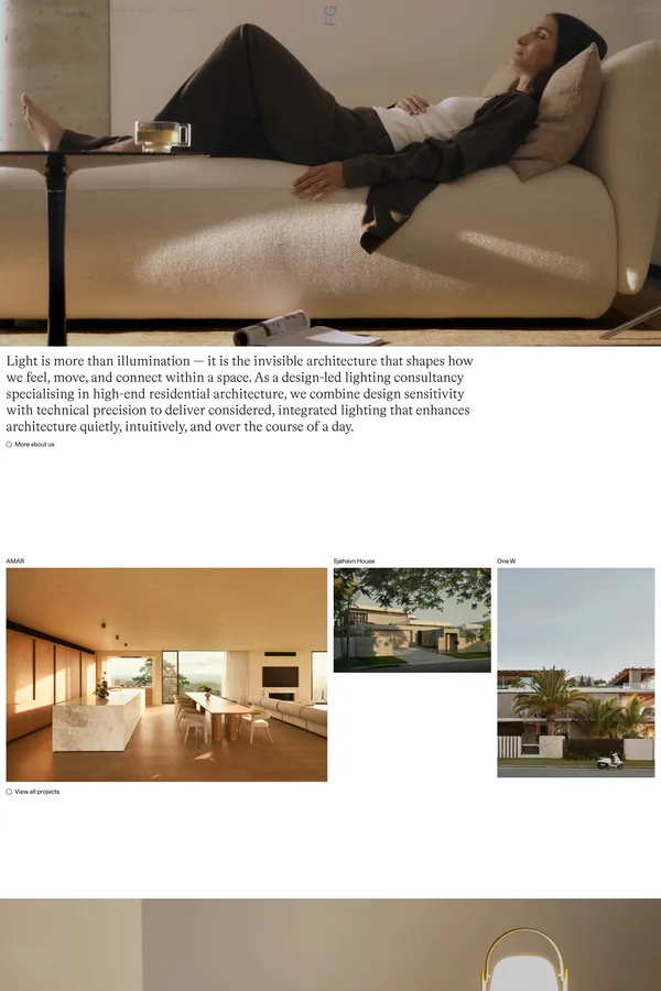 Design-led Lighting | Focal Glow - Portfolio design inspiration