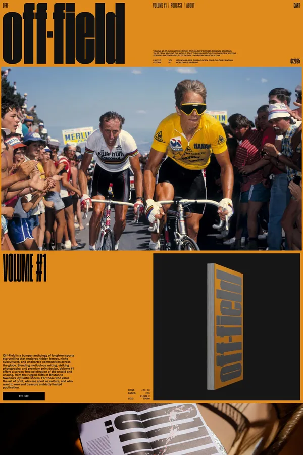 Off-Field - Untold and Unsung - Other design inspiration