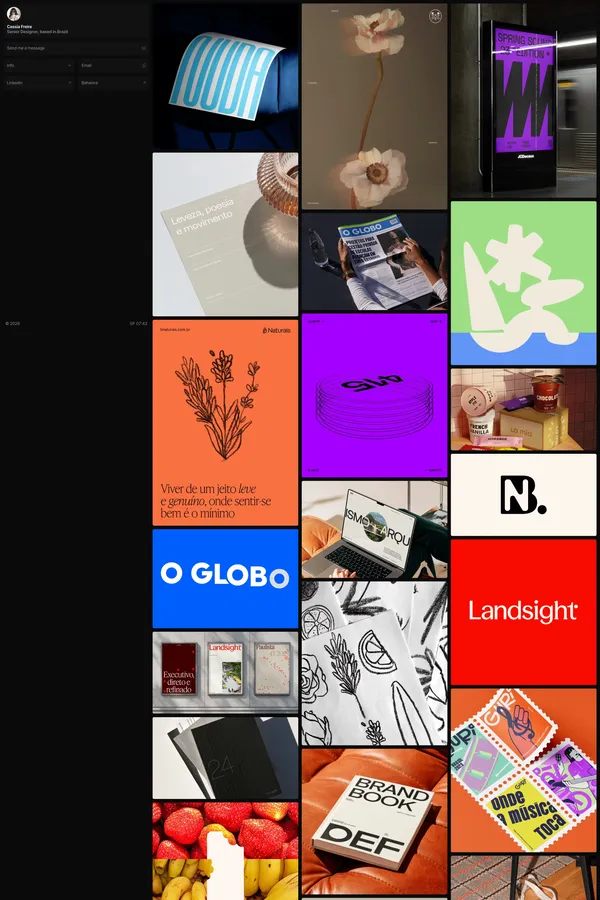 Cassia Freire, Senior Designer - Portfolio design inspiration