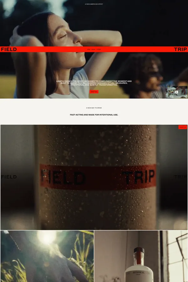 Field Trip - Ecommerce design inspiration