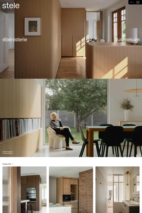 Stele - Portfolio design inspiration
