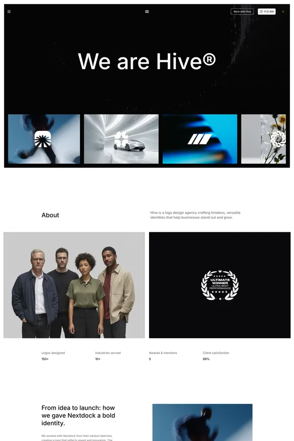 Hive - Modern Next.js Template - Template design inspiration
