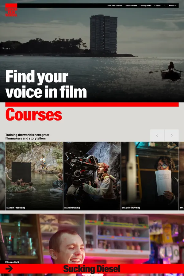 London Film School - Other design inspiration