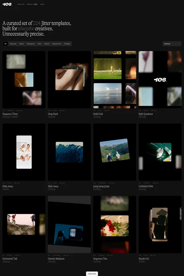 108™ Supply — Motion Templates for Jitter