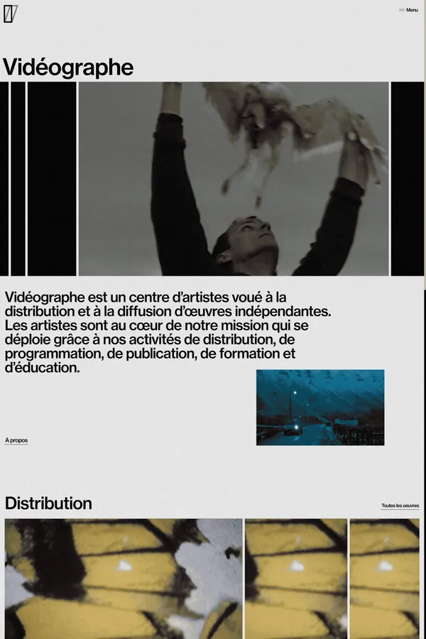 Accueil - Vidéographe - Other design inspiration