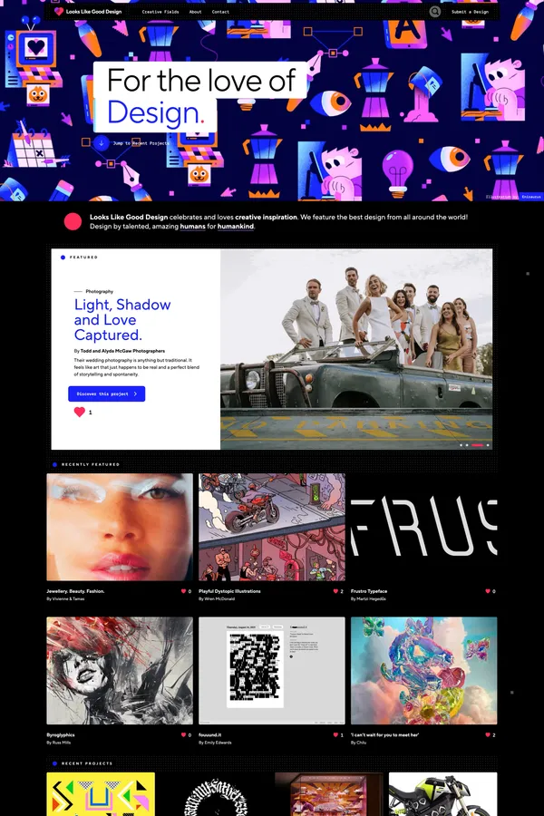Creative Design Inspiration, Curated for You | Looks Like Good Design