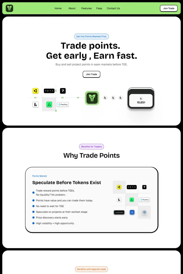 Legends Trade