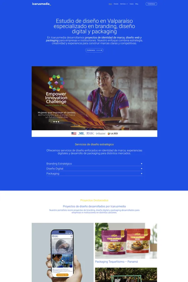 Branding, Diseño Digital y Packaging | Icarusmedia