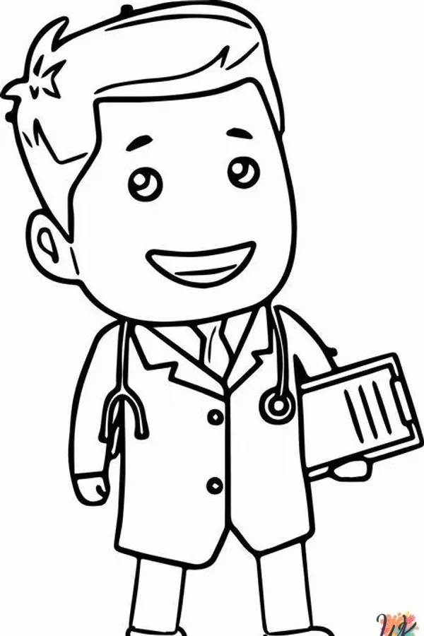 30+ Dokter Kleurplaten Online Voor Kinderen - Other design inspiration