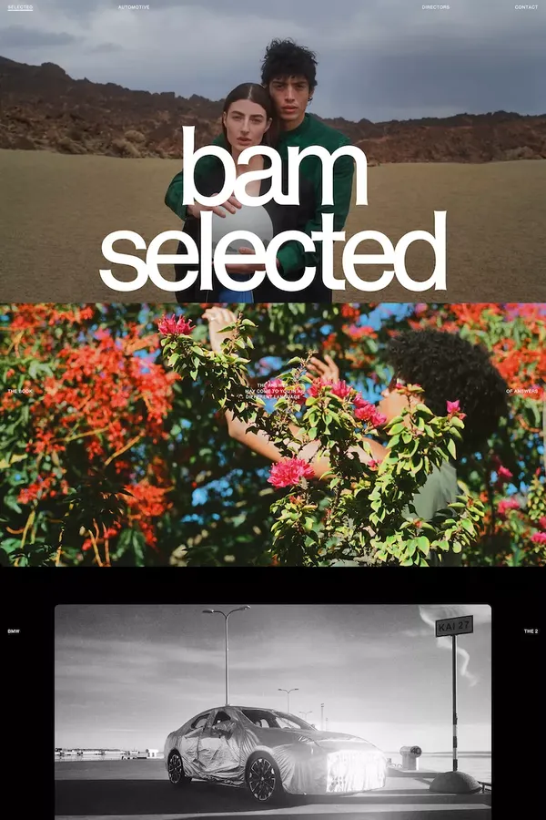BAM Photographers - Portfolio design inspiration