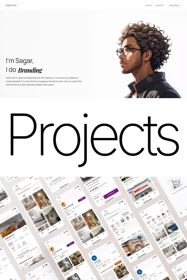 Sagar Kumar | Product Designer | Freelance Website & App designer