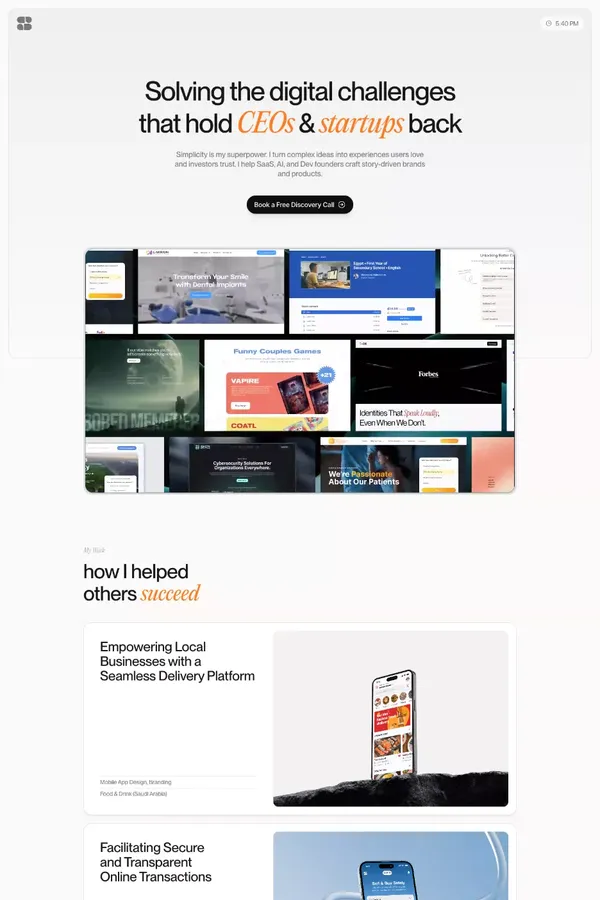 Syd Elmarakpy | Product Designer, Framer Expert.