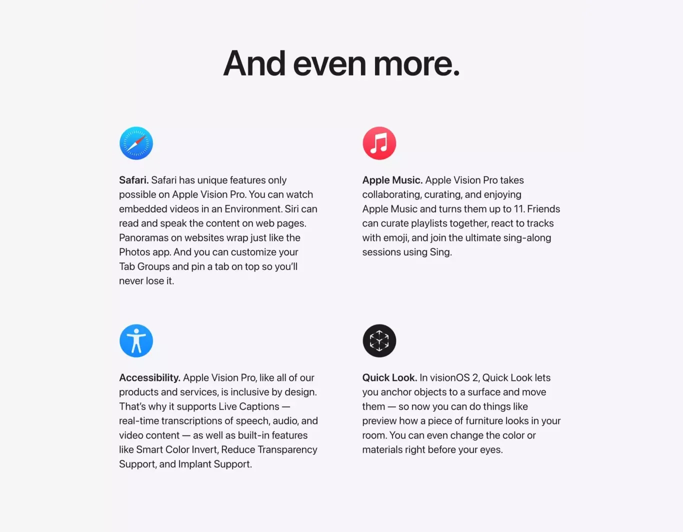 Features