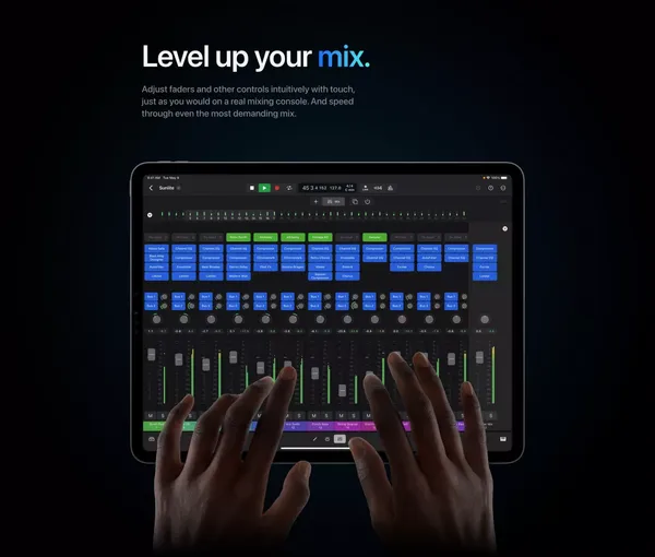 Logic Pro for iPad - Apple - Landing design inspiration