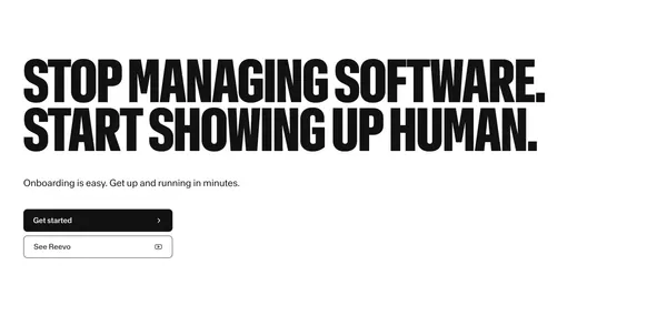 Reevo | The AI-native Revenue Operating System for GTM Teams - Landing design inspiration