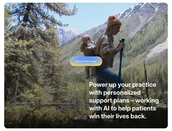 Ruby – Structured Cancer Survivorship Care - Landing design inspiration