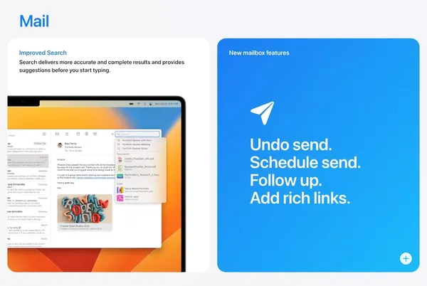 macOS Ventura Preview - Apple - Landing design inspiration