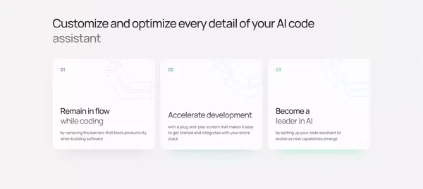 Continue - Landing design inspiration