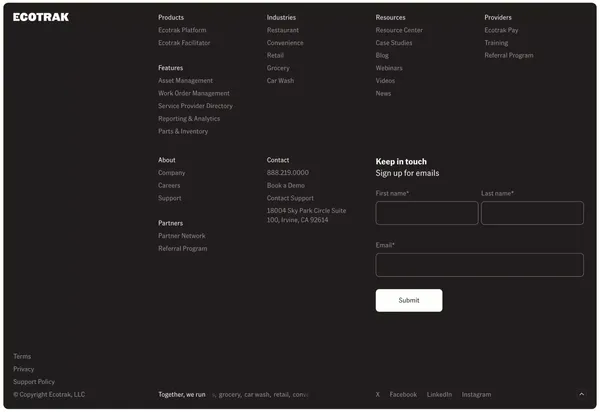 Ecotrak Facility Management Software - CMMS - Ecotrak Facility Management Software - CMMS - Landing design inspiration