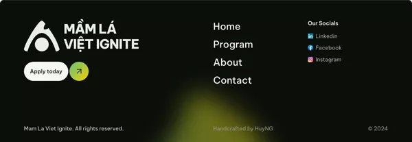 MLV Ignite | High School Entrepreneurship Program - Landing design inspiration
