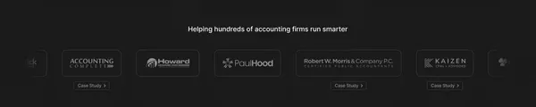 Qount Practice Intelligence Platform for Tax & Accounting Firms - Landing design inspiration