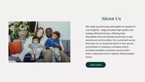 Sage Homes | Providers of quality, affordable homes - Landing design inspiration