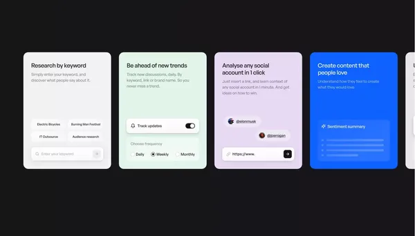 buzzabout - AI Audience Insights Tool - Landing design inspiration