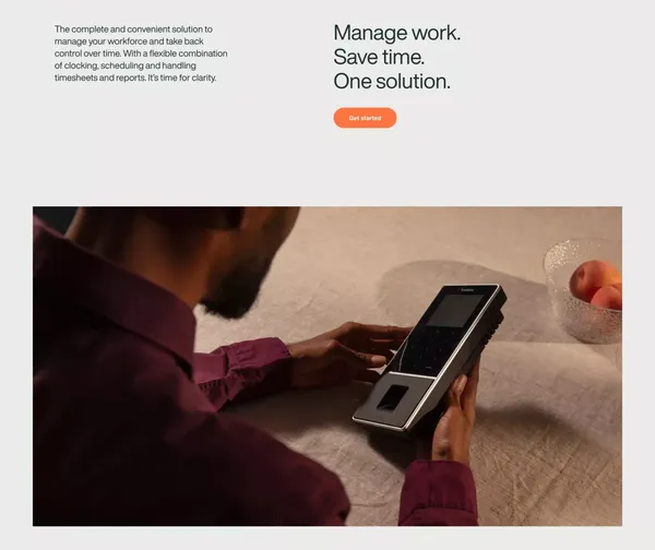 TimeMoto - Zeiterfassung - Landing design inspiration