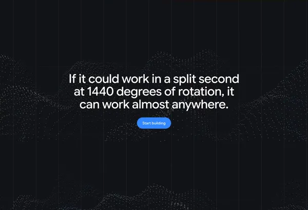 Google Cloud x Team USA - Landing design inspiration