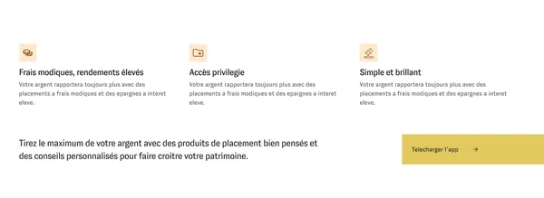 Cashbee — Les meilleurs placements, dans votre poche - Landing design inspiration