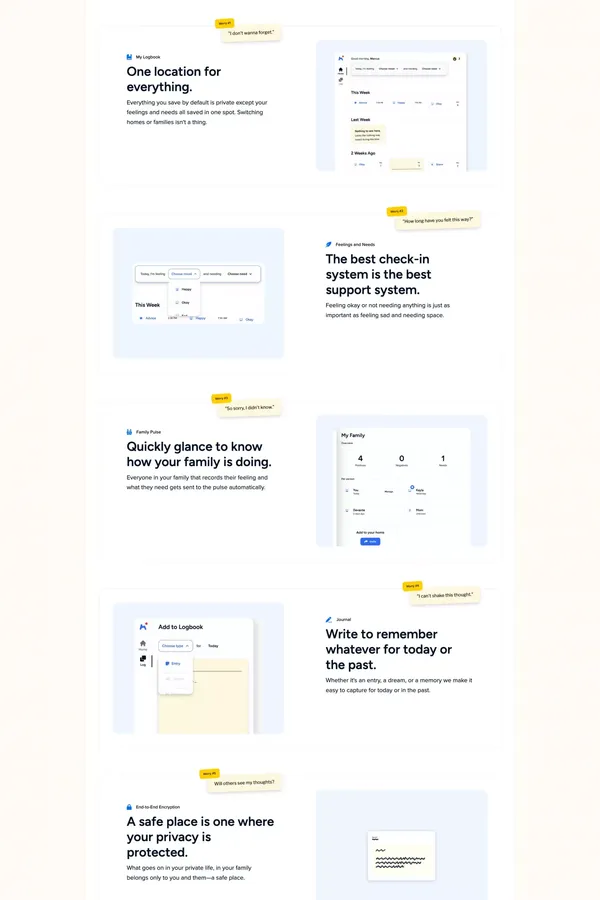 Hike - Save your family time, literally. - Landing design inspiration