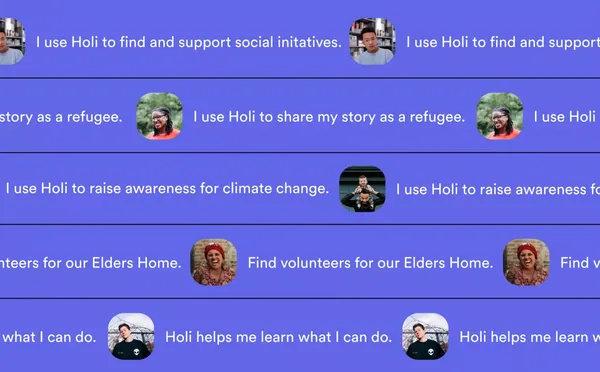 Project Holi - Landing design inspiration