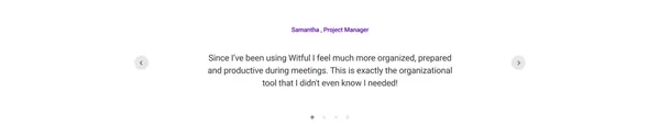 Witful • The calendar-based app that organizes your day - Landing design inspiration