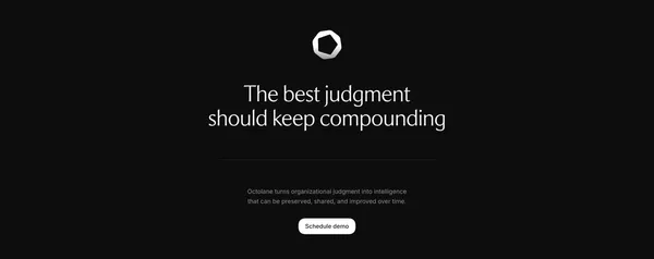 Octolane · Revenue Superintelligence - Landing design inspiration