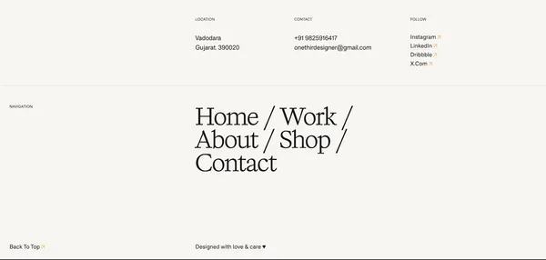 Harsh Shah - Portfolio design inspiration