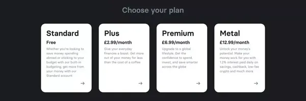 Revolut – One app, all things money - Landing design inspiration