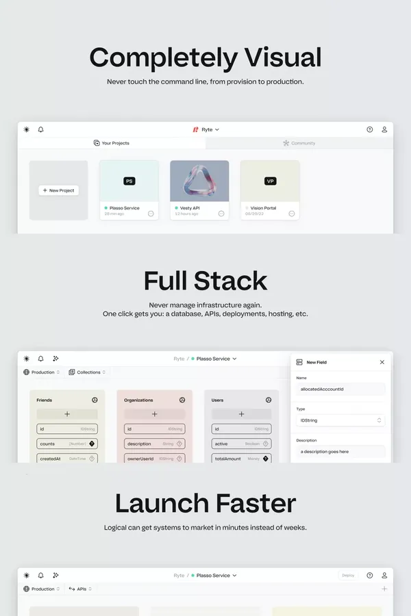 Logical - Landing design inspiration