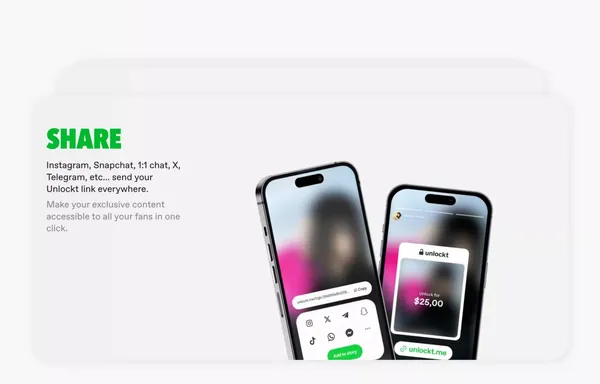 Send a file, they’ll pay to unlock it! - Landing design inspiration
