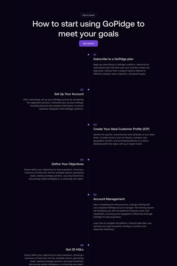 GoPidge | Fastest growing B2B solution - Landing design inspiration