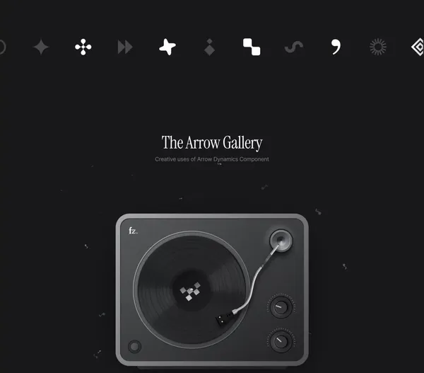 Arrow Dynamics - Interactive Component Library by Framer.zip - Landing design inspiration