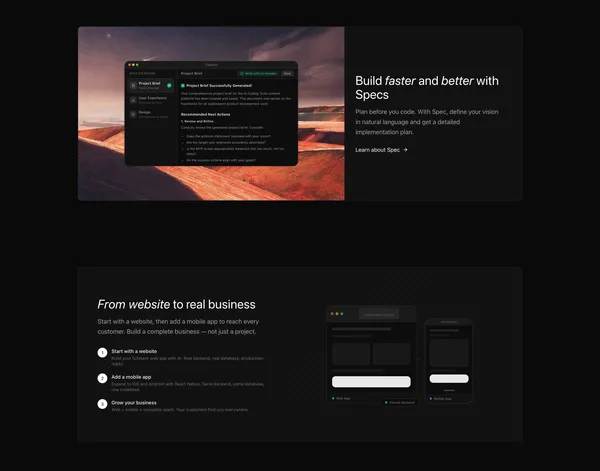 Capacity - Turn that idea you had in mind into a website - Landing design inspiration