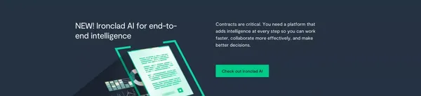 Ironclad: The Global Leader in Contract Management Software - Landing design inspiration