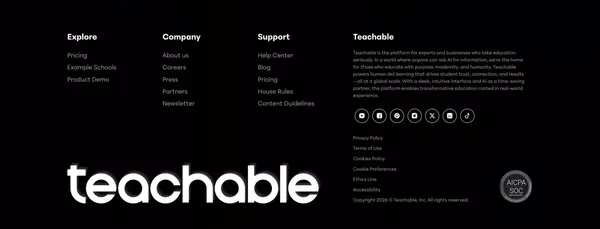 Teachable — Build & Sell Courses, Coaching,  Memberships & More - Landing design inspiration