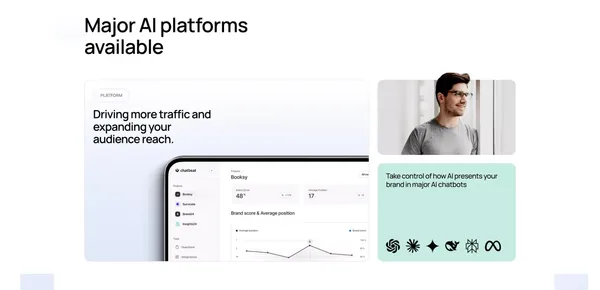 Track & Optimize Your Brand’s Visibility in AI Search - Landing design inspiration